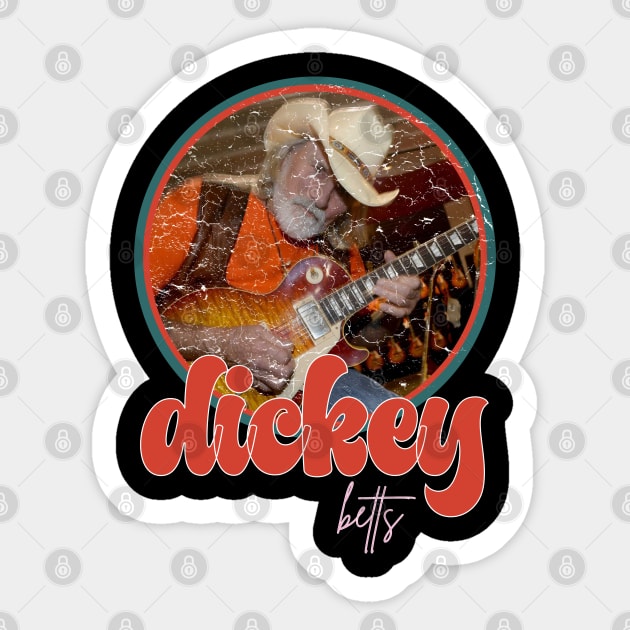 dickey betts  RIP Sticker by graphicaesthetic ✅